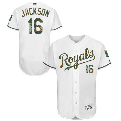 Bo Jackson Kansas City Royals white jersey