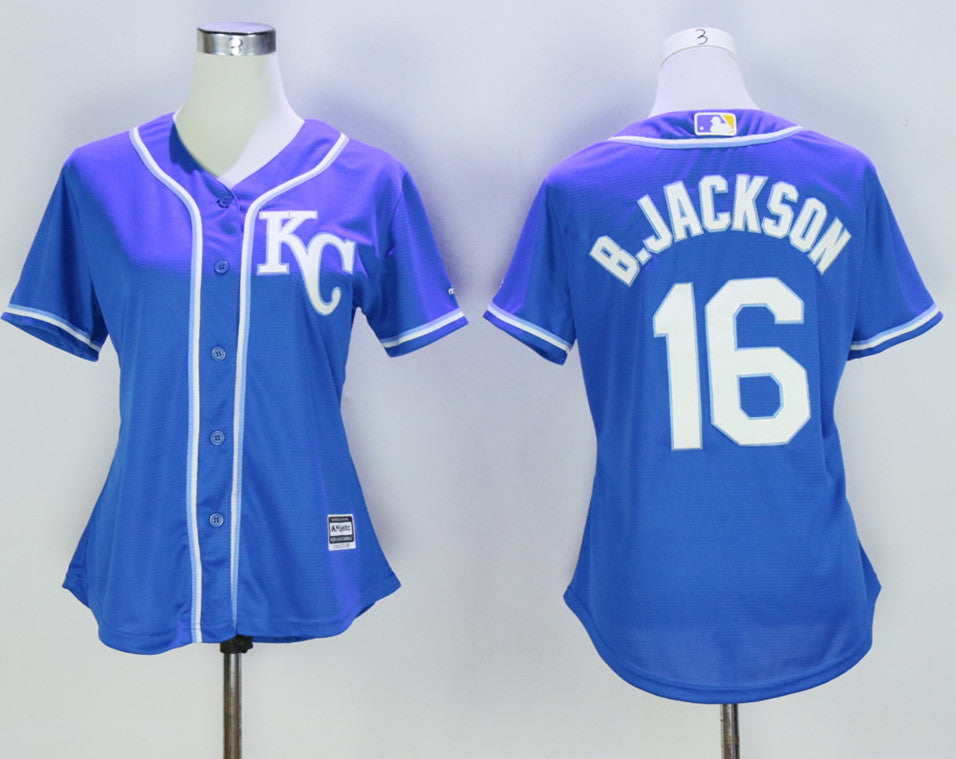 Bo. Jackson Kansas City Royals blue jersey