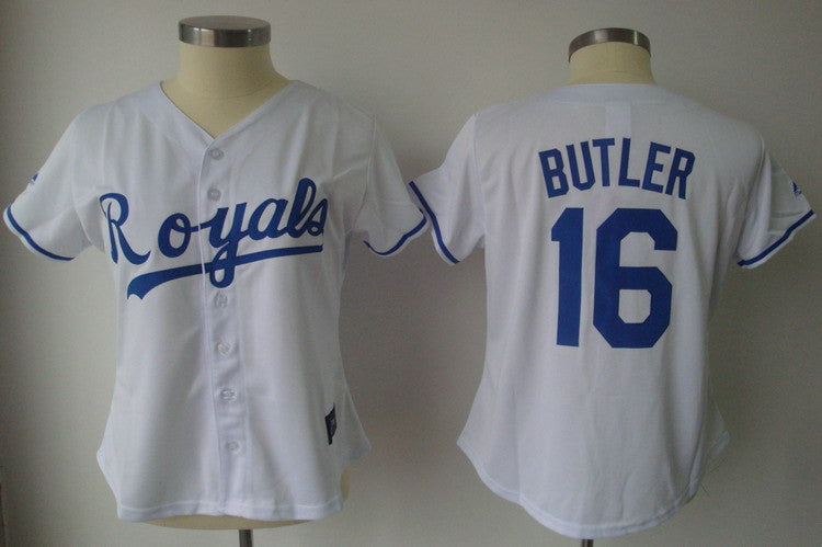 Butler Kansas City Royals white jersey