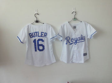 Butler Kansas City Royals white jersey