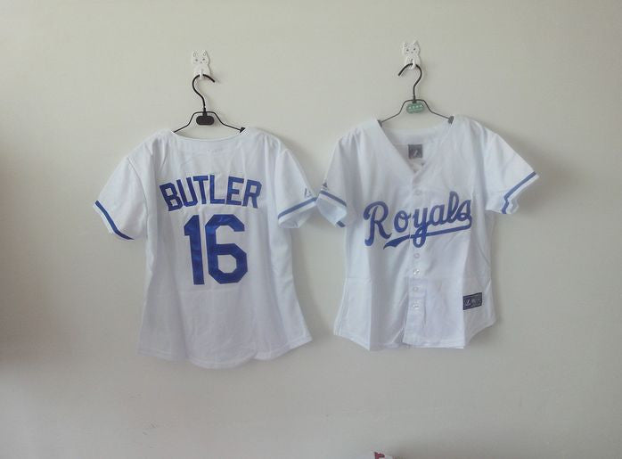 Butler Kansas City Royals white jersey
