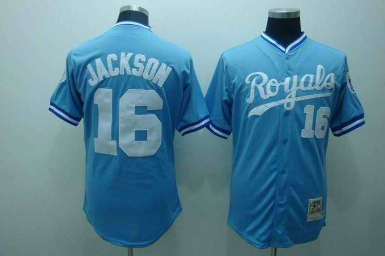 Jackson Kansas City Royals blue jersey