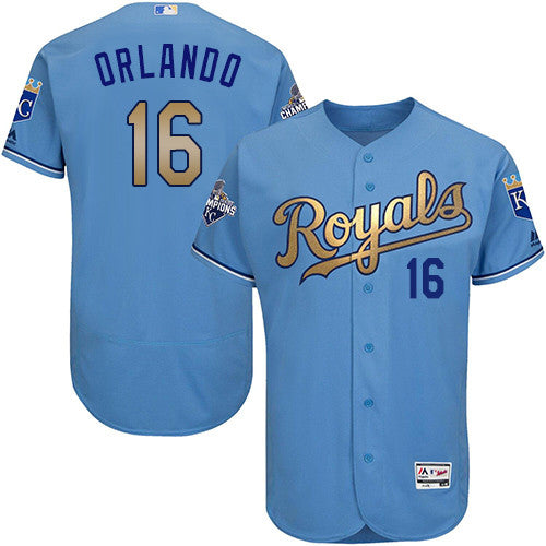 Paulo Orlando Kansas City Royals blue jersey