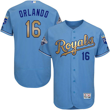 Paulo Orlando Kansas City Royals blue jersey