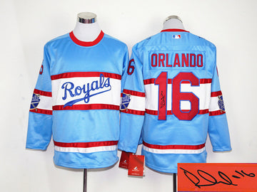 Yordano Orlando Kansas City Royals blue jersey