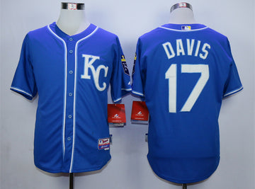 Wade Davis Kansas City Royals blue jersey