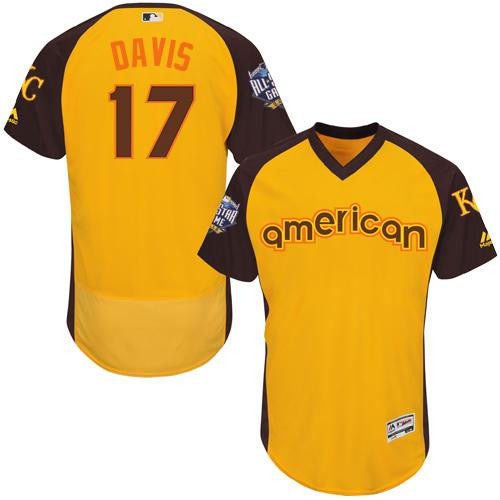 Royals Wade Davis American League All-Star gold All-Star jersey