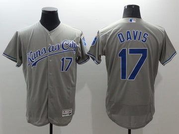 Wade Davis Kansas City Royals grey jersey