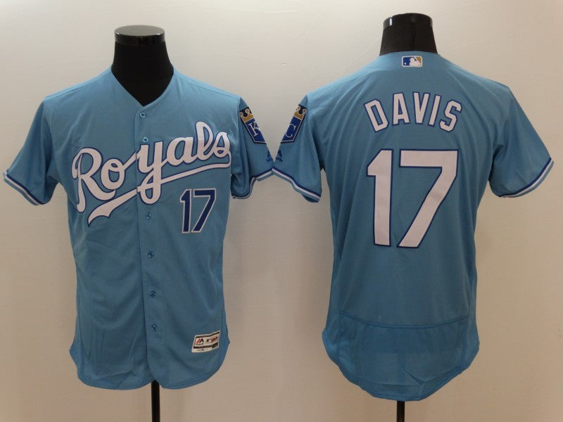 Wade Davis Kansas City Royals blue jersey