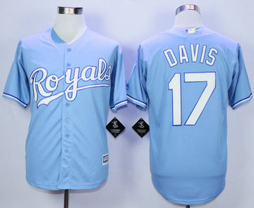 Wade Davis Kansas City Royals blue jersey