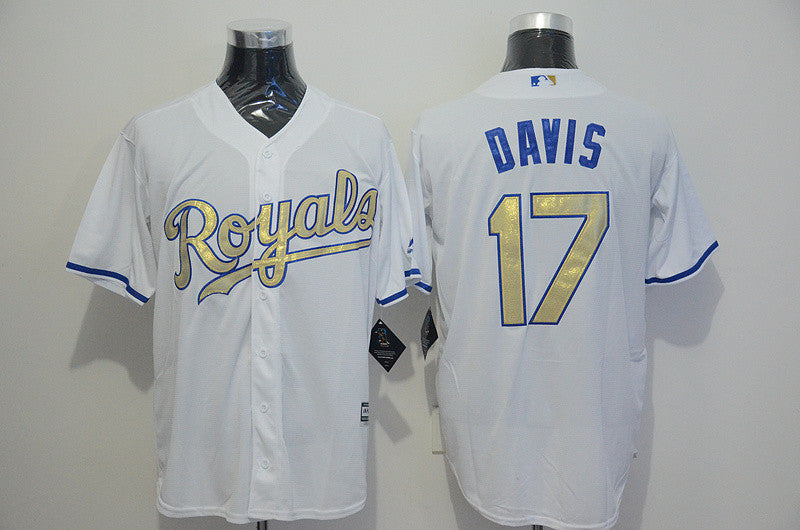 Wade Davis Kansas City Royals white jersey
