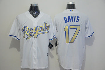Wade Davis Kansas City Royals white jersey
