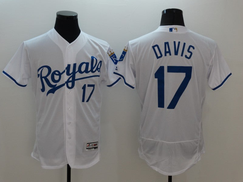 Wade Davis Kansas City Royals white jersey