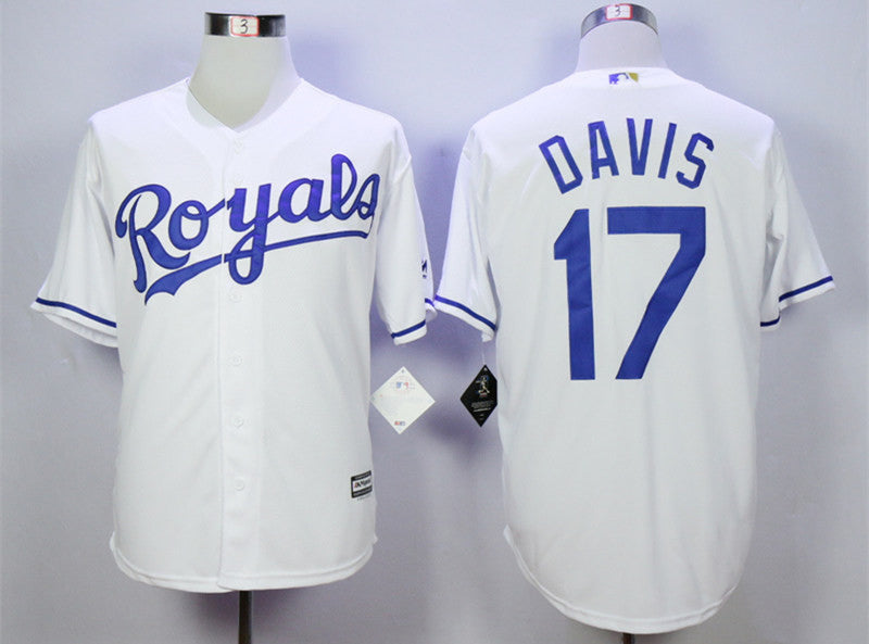 Wade Davis Kansas City Royals white jersey