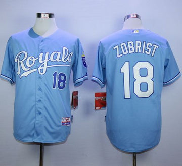 Ben Zobrist Kansas City Royals blue Alternate jersey