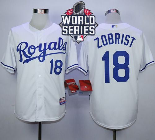 Ben Zobrist Kansas City Royals white jersey