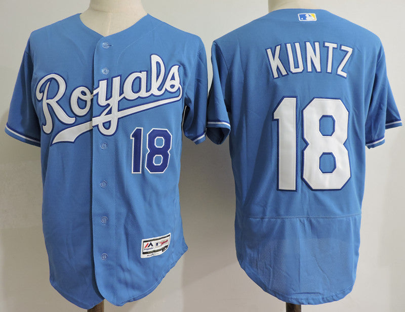 Rusty Kunz Kansas City Royals blue jersey