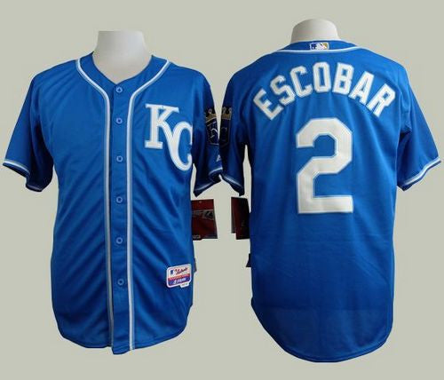 Alcides Escobar Kansas City Royals blue Alternate jersey
