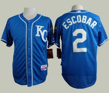 Alcides Escobar Kansas City Royals blue Alternate jersey