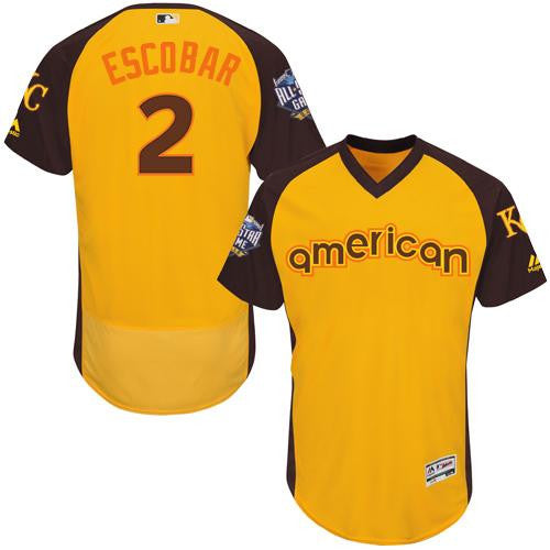 Royals Alcides Escobar American League All-Star gold All-Star jersey