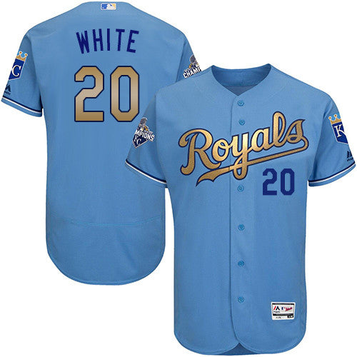Frank Kansas City Royals white jersey