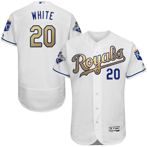 Frank Kansas City Royals white jersey