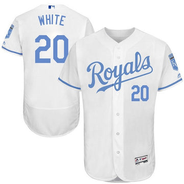 Frank Kansas City Royals white jersey