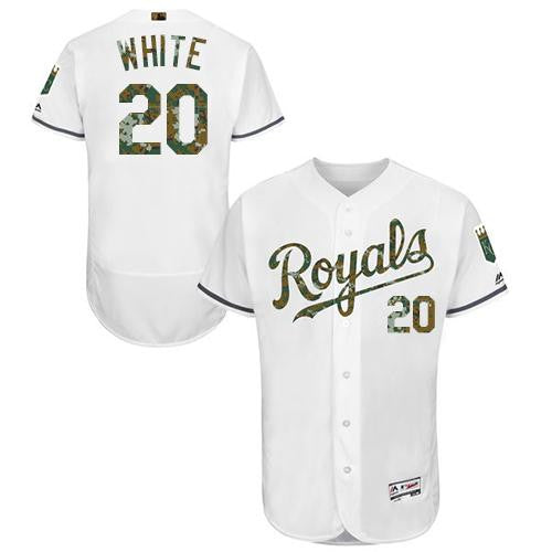 Frank Kansas City Royals white Authentic jersey