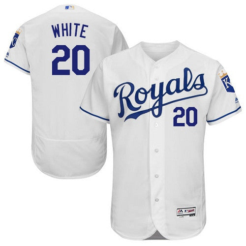 Frank Kansas City Royals white jersey