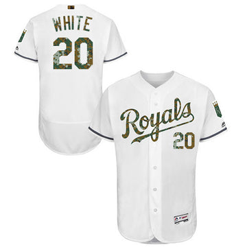 Frank Kansas City Royals white jersey