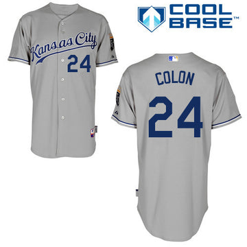 Colon Kansas City Royals grey jersey