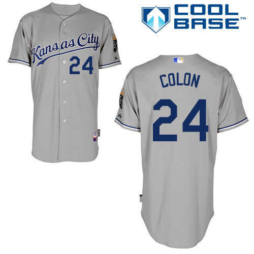 Colon Kansas City Royals grey jersey