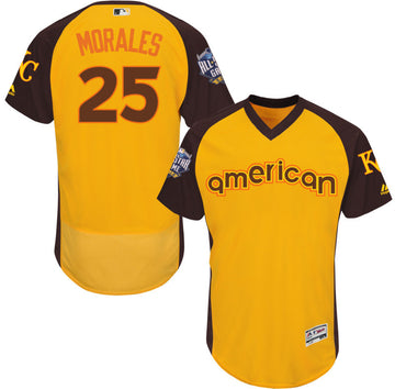 Kendrys Morales Kansas City Royals yellow All-Star jersey