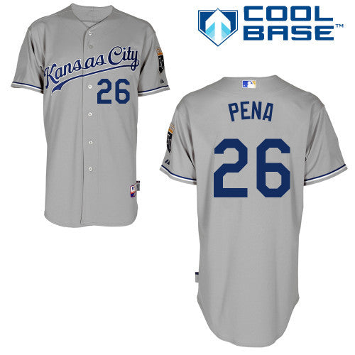 Pena Kansas City Royals grey jersey