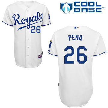 Pena Kansas City Royals white jersey