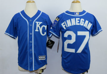 Brandon Finnegan Kansas City Royals blue jersey