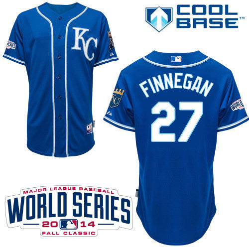 Finnegan Kansas City Royals blue jersey