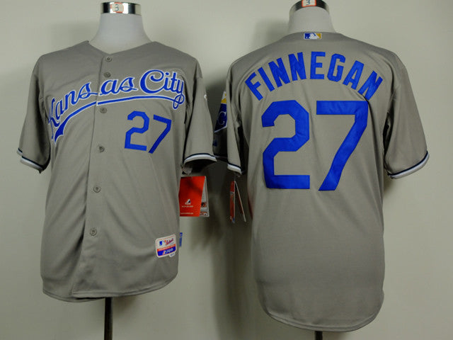 Finnegan Kansas City Royals grey jersey