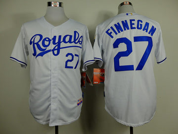Finnegan Kansas City Royals white jersey