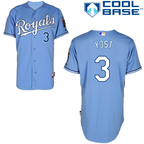 Yost Kansas City Royals blue jersey