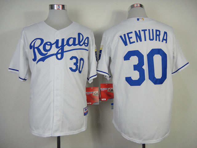 Ventura Kansas City Royals white jersey