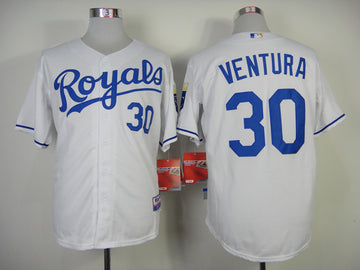 Ventura Kansas City Royals white jersey
