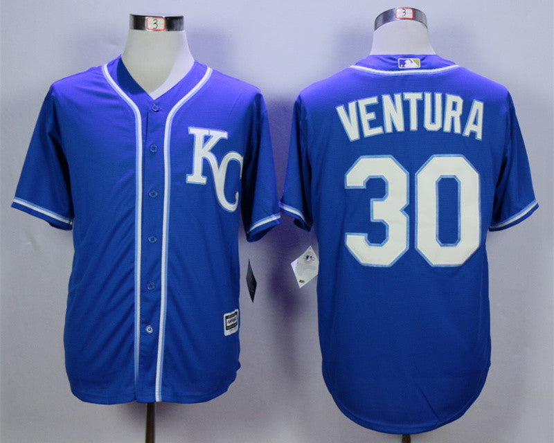 Yordano Ventura Kansas City Royals blue jersey