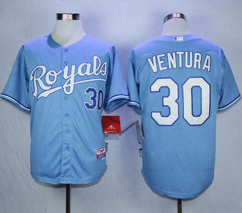 Yordano Ventura Kansas City Royals blue jersey