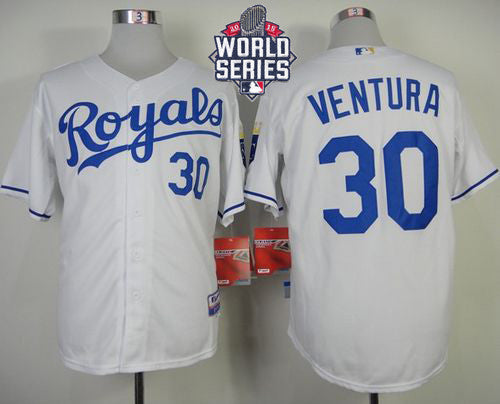 Yordano Ventura Kansas City Royals white jersey