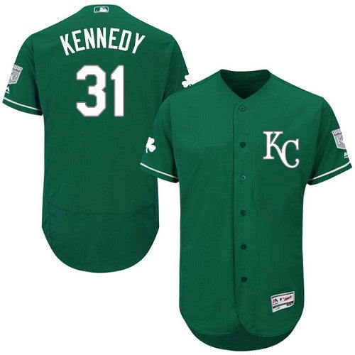 Ian Kennedy Kansas City Royals green jersey