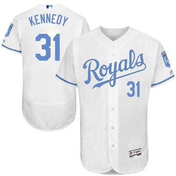 Ian Kennedy Kansas City Royals white jersey