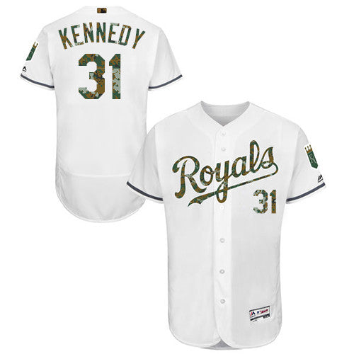 Ian Kennedy Kansas City Royals white jersey