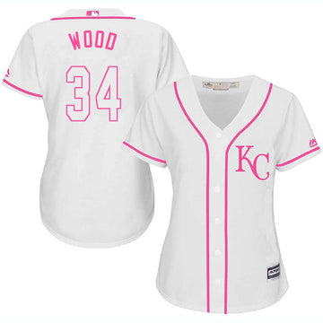 Travis Wood Kansas City Royals white jersey