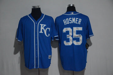 Eric Hosmer Kansas City Royals blue jersey
